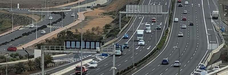 Imagen del pórtico donde se encuentra el radar/TA.